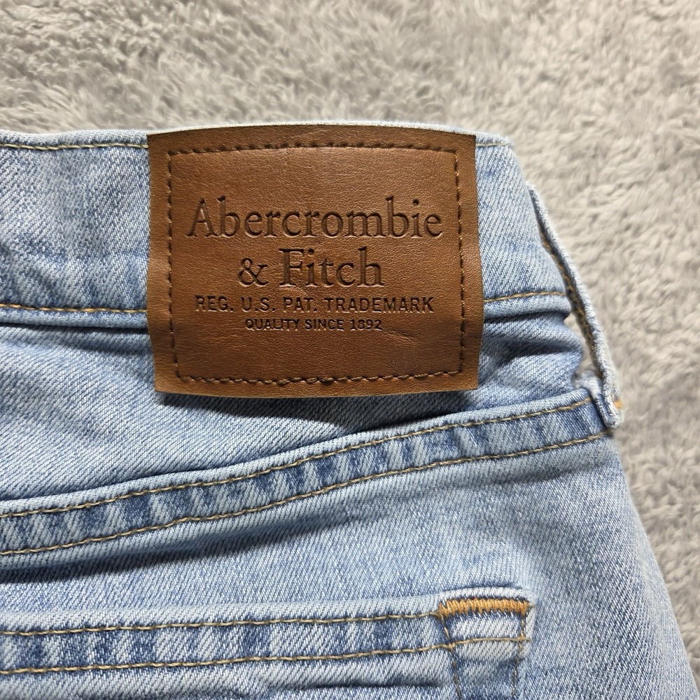 Abercrombie & Fitch Jeans Mens 31X30 Blue Signature Stretch Authentic Straight - Picture 7 of 11